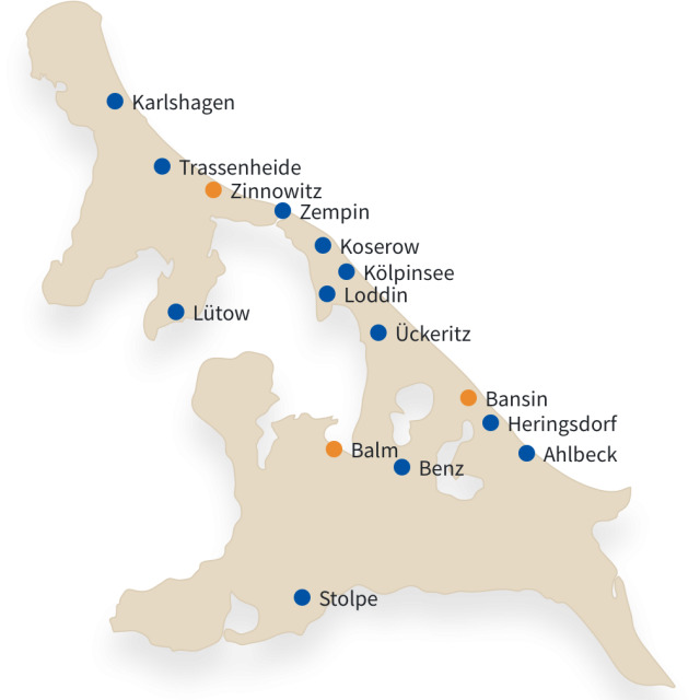 Karte Usedom Karte Usedom